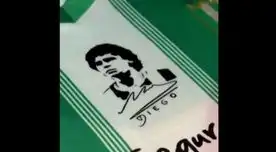 Banfield  jugará con la camiseta con la cara de Maradona.