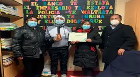 El ganador fue premiado por las autoridades de la Procuraduría Pública El ganador fue premiado por las autoridades de la Procuraduría Pública