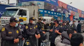Alrededor de 500 efectivos policiales forman parte del megaoperativo en el Cercado de Lima.