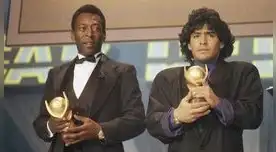 Pelé y Maradona en el equipo histórico Pelé y Maradona en el equipo histórico