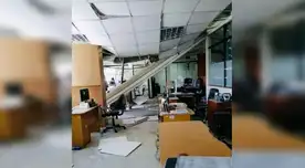 Sismo en Arequipa deja daños materiales en municipio, centros comerciales y carreteras. Sismo en Arequipa deja daños materiales en municipio, centros comerciales y carreteras.