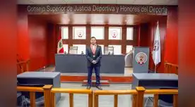 José Mario Escudero Vigil es el nuevo presidente del Consejo Superior de Justicia Deportiva