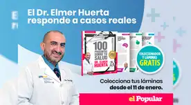 Consigue tus láminas coleccionables del Dr. Elmer Huerta en El Popular.