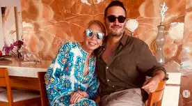 Laura Bozzo demuestra su amistad con Jesús Navarro.