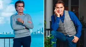 José Luis Rodríguez 'El Puma' feliz tras ser vacunado contra el COVID-19.