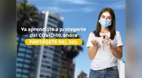 Peruanos que aprendieron a protegerse del COVID-19, ahora deben protegerse de los peligros de los rayos UV.