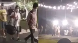 Integrantes de Son Tentación son detenidos por la PNP.