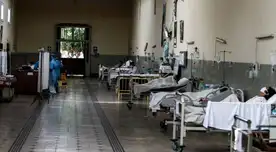 Camas UCI del Hospital Dos de Mayo ya no cuenta con aforo. Camas UCI del Hospital Dos de Mayo ya no cuenta con aforo.