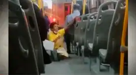 Falso mendigo ha sido denunciado por pasajeros.