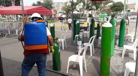 Planta móvil recarga oxígeno medicina gratuito.