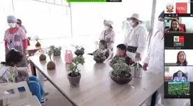 Niños y Niñas con discapacidad intelectual cultivan sus propios alimentos en Arequipa