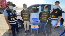 La droga se encontraba guardada dentro de una mochila.