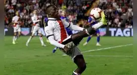 Luis Advíncula no pasó de una regular actuación en la derrota de Rayo ante Tenerife.