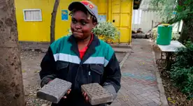 La fábrica de Nzambi viene reciclando 20 toneladas de plástico de desecho desde su fundación en 2017