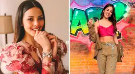 La modelo Luciana Fuster se mostró agradecida de haber sido invitada a programas de Televisa y TV Azteca durante su rueda de medios en México.