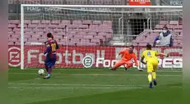 Messi pone el 1-0 par Barcelona. pero Cádiz le empató por la misma vía al final del partido.