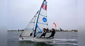 La dupla peruana compiten en la clase 49er FX