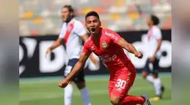 Rojas celebra efusivamente su gol y que al final sello la victoria de Huancayo 1-0 ante Municipal. Rojas celebra efusivamente su gol y que al final sello la victoria de Huancayo 1-0 ante Municipal.