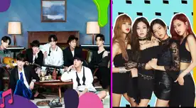 BTS y BLACKPINK en los Kids Choice Awards 2021.