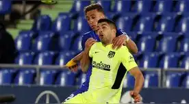 Suárez no pudo vulnerar la valla de  Getafe.