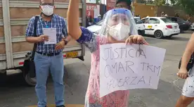 Familia pide cama UCI para el joven Omar Salazar. Hasta el momento no se sabe si el joven recibió placebo o vacuna contra el coronavirus.