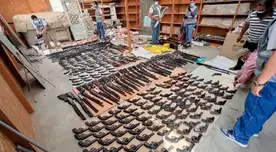 Las armas fueron llevadas a los almacenes de la Sucamec