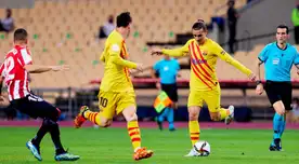 Barza anotó sus dos primeros goles con Griezmann y De Jong.