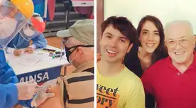 Luis Ángel Pinasco se vacunó contra el COVID-19.