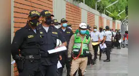 Policías de la región Ica fueron inmunizados con la vacuna Pfizer contra el COVID-19. Policías de la región Ica fueron inmunizados con la vacuna Pfizer contra el COVID-19.