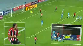 ¡Desde fuera del área! Martín Benítez marcó así el 2-0 de Sao Paulo ante Sporting Cristal [VIDEO]