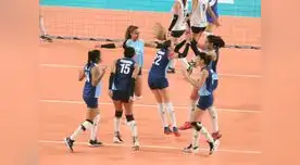 Festejo del Regatas Lima por la victoria 3-1 ante Circolo