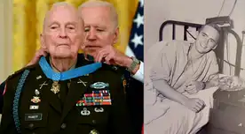 Puckett sufrió heridas en ambos pies, muslos, nalgas y hombro izquierdo durante el combate.