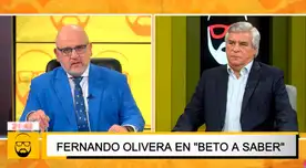 Beto Ortiz aceptó que Popy Olivera fue quien lo llamó para concretar la entrevista. Beto Ortiz aceptó que Popy Olivera fue quien lo llamó para concretar la entrevista.