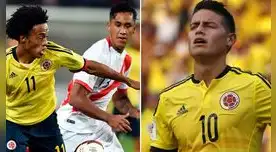 ¡No jugará ante Perú! James Rodríguez quedó desconvocado para la fecha doble de Eliminatorias por lesión.