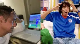 Eugenio Derbez es hincha de Cruz Azul y fiel a su estilo vivió la gran final de la Liga MX.