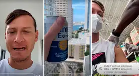 Diego Penny se vacunó contra la COVID-19.