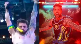 Nicola Porcella se enfrentó contra otros competidores, pero no pudo superarlos.