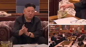 ¿Kim Jong-un fumando? Líder norcoreano llama la atención en reunión por esta escena con cigarro [VIDEO]