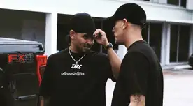 Yazid Rivera junto a Ozuna, a quien produjo varios de sus éxitos. Yazid Rivera junto a Ozuna, a quien produjo varios de sus éxitos.