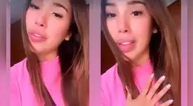 Yahaira Plasencia tras el sismo en Lima.