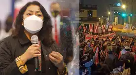 Violeta Bermúdez pidió a la ciudadanía a no acudir a las marchas ya que el país está en estado de emergencia por la COVID-19