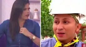 Giovanna Valcárcel llama la atención al influencer, Yeiner Pinedo.