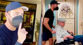 El actor Zac Efron y su hermano Dylan se escabulleron en la residencia para personas mayores para llevarse a su abuelo, y el momento se hizo viral.