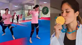 ¡Así, Alexandra Grande! Nuestra bicampeona entrena previo al debut por la medalla de oro en Tokio 2020