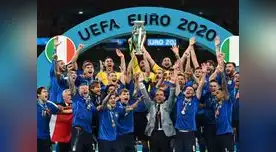 Italia en plena celebración.