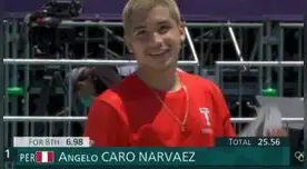 Angelo Caro quedó entre los cinco mejores del Skateboarding en los Juegos Olímpicos.