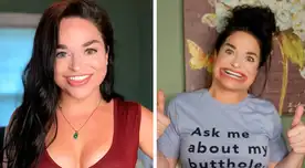 La joven se hizo viral en TikTok por los trucos divertidos e inusuales que puede realizar con la boca. La joven se hizo viral en TikTok por los trucos divertidos e inusuales que puede realizar con la boca.