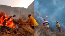 Autoridades realizan esfuerzos para controlar incendio forestal que ya lleva tres días.