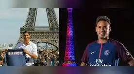 Zlatan y Neymar cuando fueron presentados en el PSG