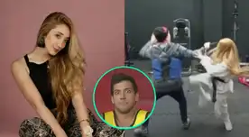 Jean Paul Santa María quedó sorprendido al ver a su pareja Romina Gachoy en acción, al igual que muchos usuarios en redes sociales. Jean Paul Santa María quedó sorprendido al ver a su pareja Romina Gachoy en acción, al igual que muchos usuarios en redes sociales.